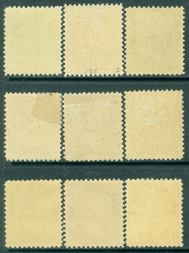 EDW1949VERKAUF: KANADA 1911-23 Scott #104-12 fein - sehr fein, neuwertig OG. Katalog $ 480 - Bild 2 von 2