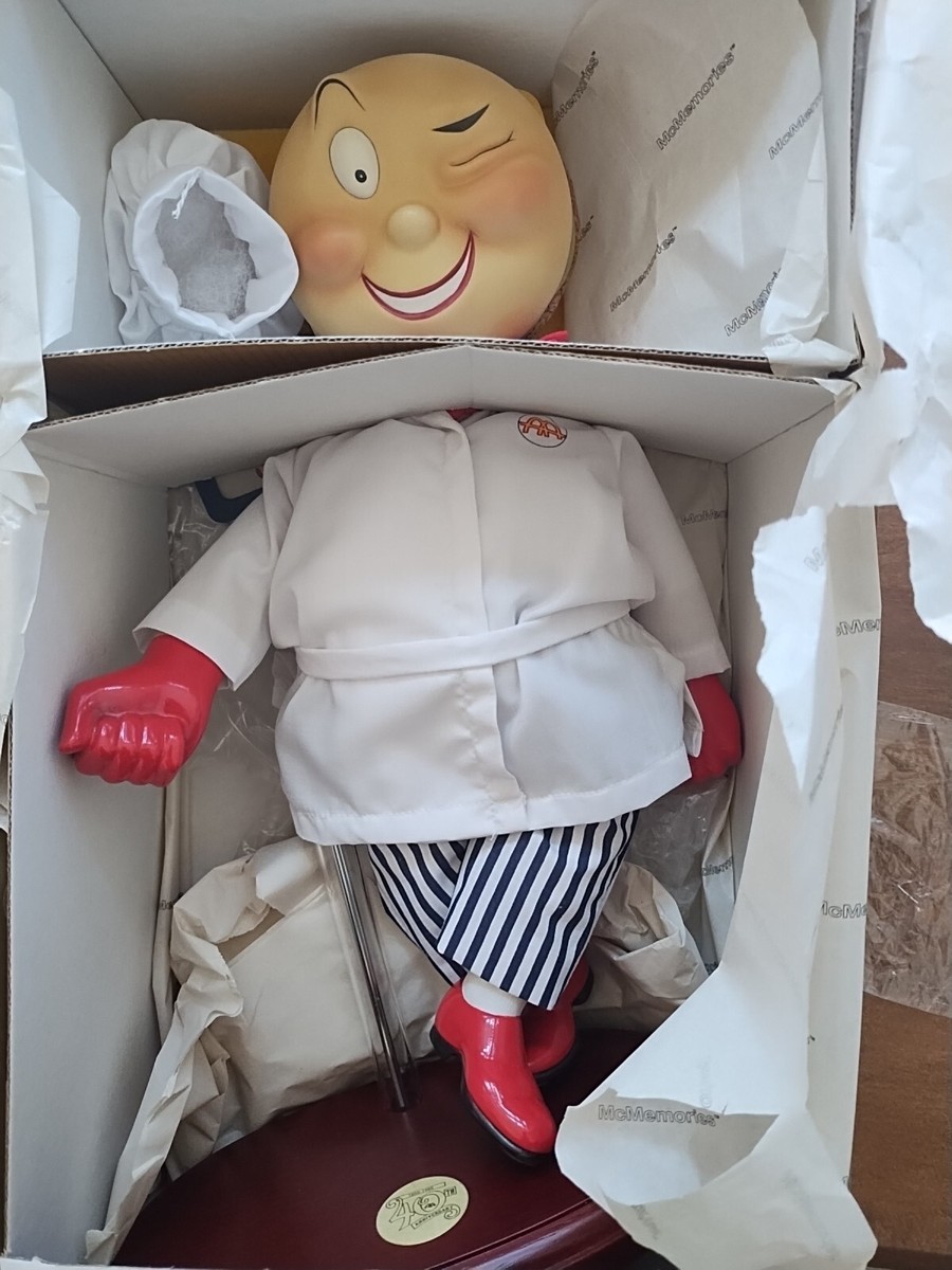 McDonald's Anniversary Collection Speedee Porcelain Doll 1st