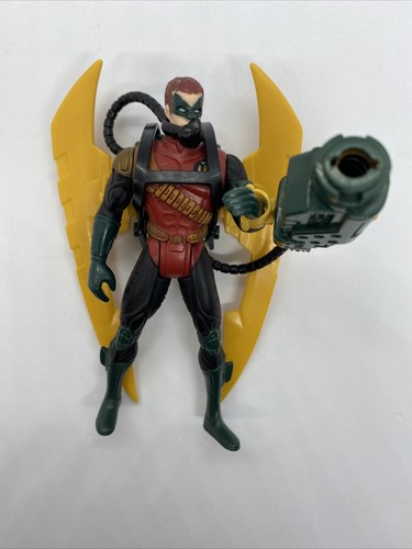 1995 Kenner Batman Forever Hydro Claw Robin Actionfigur 5" EUC@ - Bild 4 von 11