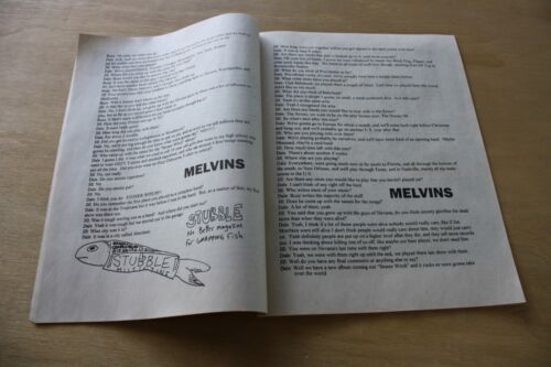 Stubble Issue 10 1994 Music Fanzine MA MW Area Magazine Offspring Melvins - Foto 10 di 24