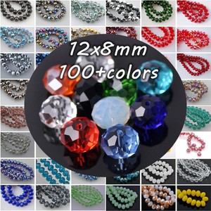 20pcs-12mm-12x8mm-Rondelle-Faceted-Crystal-Glass-Loose-Beads-for-Jewelry-Making