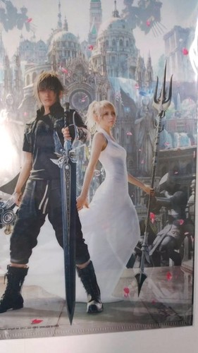 Carpeta de archivo transparente de documentos de Final Fantasy XV Noctis Lunafrena Square Enix Limited - Imagen 3 de 6