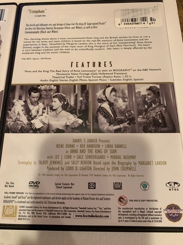 Going My Way DVD Bing Crosby 1944 & Anna And The King Of Siam Duo Classic Films - Picture 7 of 18