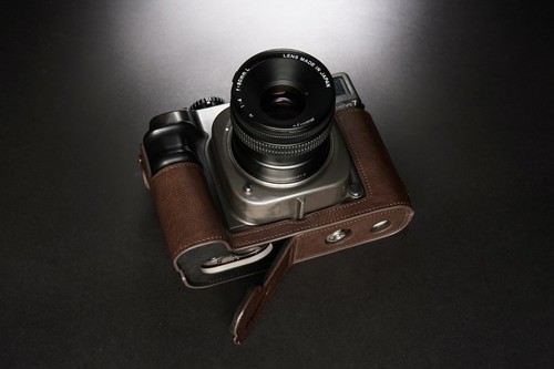 Funda protectora de cuero genuino con media cámara para MAMIYA 7ii 7 - Imagen 16 de 31