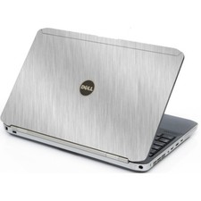 BRUSHED ALUMINUM Vinyl Lid Skin Cover fits Dell Latitude E5530 Laptop