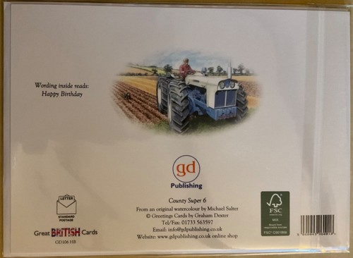 Nostalgic Scenes Tractors & Vintage Farming Birthday Cards - Single - 24 Designs - Picture 13 of 49