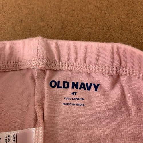 Old Navy Toddler Girl Size 4T Pink Gray Red 3 Piece Pull On Pant Set New - Picture 2 of 7