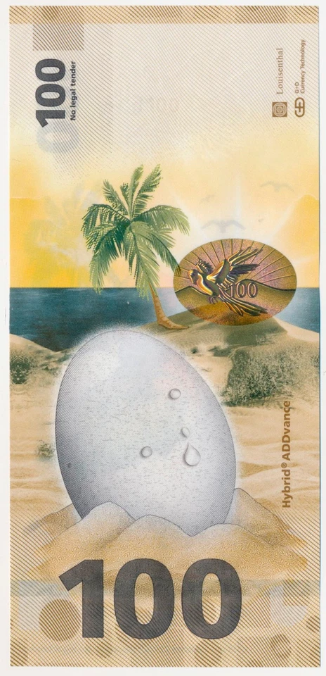 LOUISENTHAL HYBRID POLYMER TEST NOTE BIRD PARROT EGG UNC - Image 2 of 2