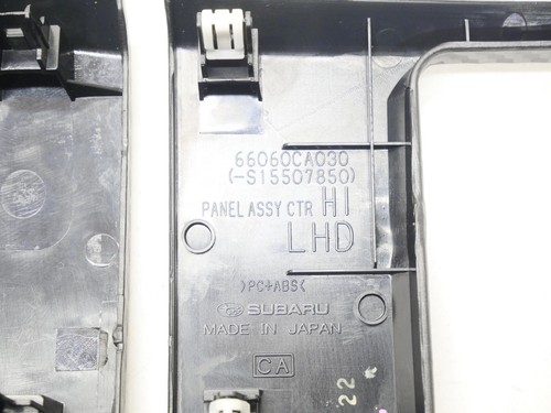 2013-2020 Subaru BRZ 86 FRS Dash Dashboard Radio Trim Bezel Surround Panel OEM - Picture 11 of 12