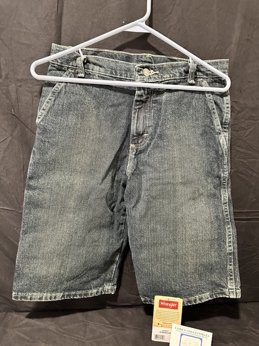 Wrangler Straight Utility Denim Jean shorts size 16 regular boys adjust waist - Picture 12 of 16