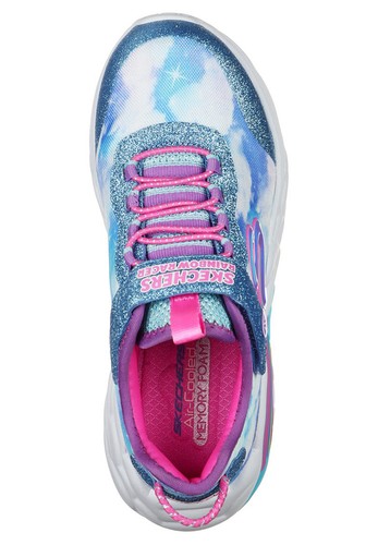 Skechers Kids RAINBOW RACER Sneakers 302300L Blu - Foto 4 di 5