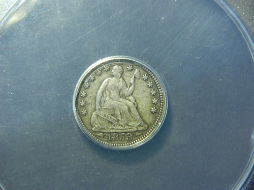 Frecce Mezza Dima Liberty 1853 Sedute XF40 ANACS (Lotto#11-5) - Foto 5 di 5