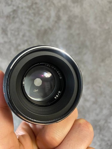 VINTAGE USSR CAMERA ZENIT + HELIOS PORTRAIT LENS 44-2 F/2+ DSLR ADAPTER Canon EF - Picture 17 of 24