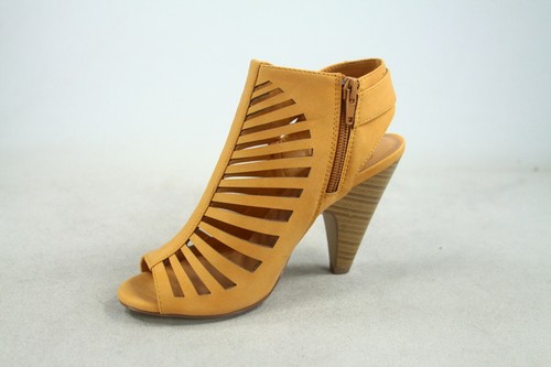 NEU modische Damensandale Schuhe mit Riemen im Käfig Kätzchen klobiger Absatz Größe 5,5 - 11 - Bild 23 von 25