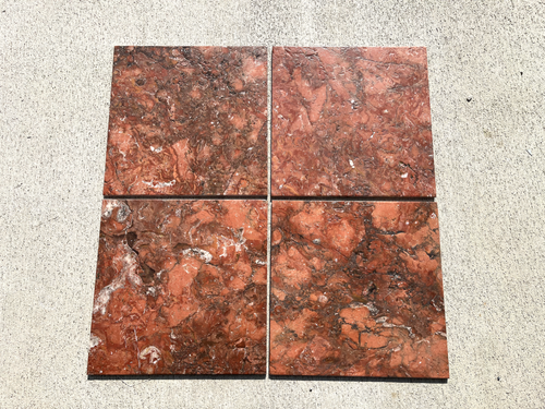 Azulejos rojo Mars Canyon mármol piso salón 18x18x1/2 rojo (*muestra 3x3) T-26 - Imagen 5 de 5