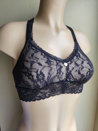 DKNY Signature Lace Bralette DK4081 Black Medium - Picture 3 of 11