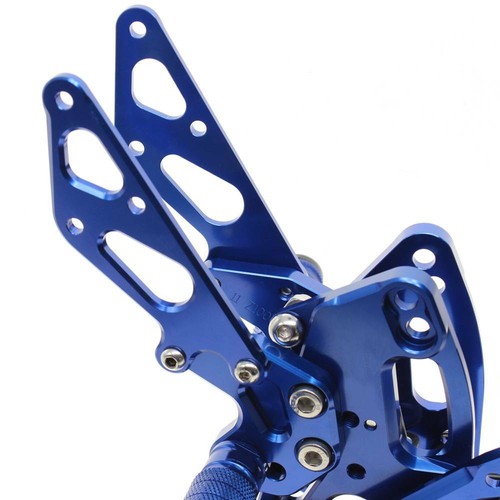 FXCNC Rearsets Footrest For NINJA 250 EXC250 08-12 Z1000 ABS 11-16 Blue - Picture 10 of 34