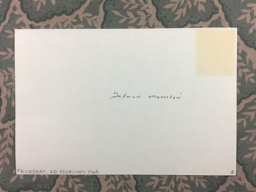 Patricia Morison - Vestida para matar - Llamando al Dr. Muerte - Sofía - Autografiada 1964 - Imagen 2 de 2