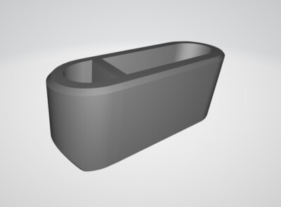 Sig P938 7 Round Magazine Pinky Straight Extension - 3D printed, Black Polymer