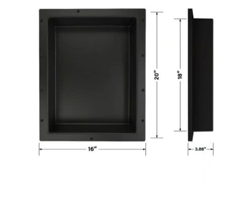 Tile Redi RN1620S Shower Niche Soap Shampoo Shelf 16" x 20" x 4" NEW - Picture 2 of 8