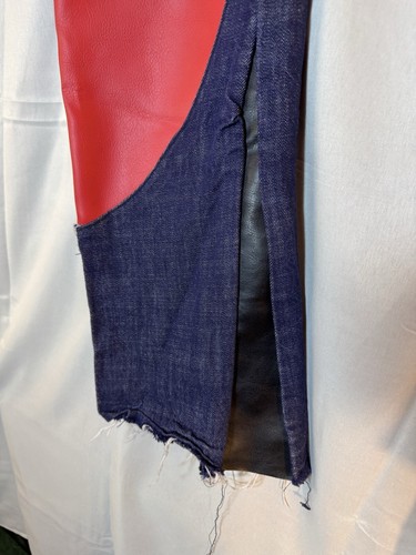 Levis 501 Mens 32x32 White Oak Cone Selvedge Button Fly Reworked Blue Jeans NEW - Picture 5 of 20