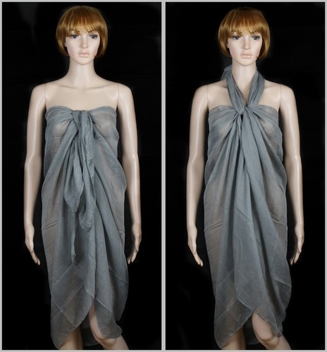 NEU XXL Pareo Schal Tuch Strandtuch Crincle, Wickelrock Lungi Sarong - Bild 17 von 18