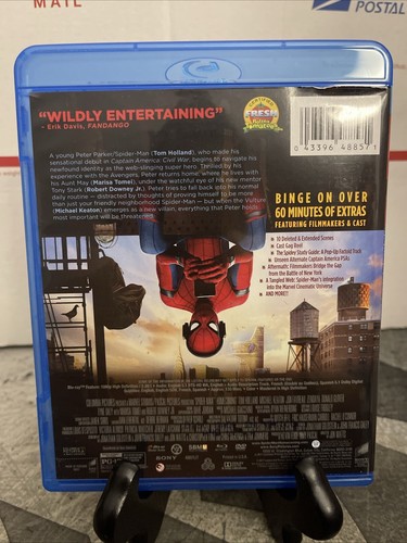 Spider-Man: Homecoming (Blu-ray, 2017) Plus Rare Slipcover! - Picture 4 of 5