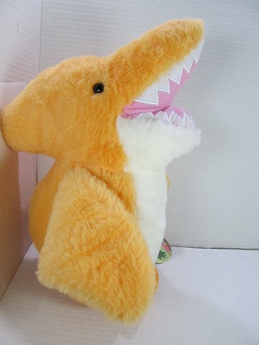 Takashoji Orange Pterodactyl Dinosaur Fuzzy Collectible Kawaii Plush 13" w/Tag - Picture 6 of 11