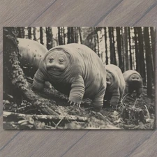 Art Print Tardigrades Water Bear Giant Funny Unreal Woods Tiny Beast Slow Walker