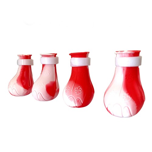 Silicone Cat Shoes for Kitten Grooming Bath Anti-Scratch Shoes Adjustable Cat - Imagen 20 de 21