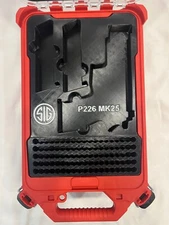 Sig Sauer P226 MK25 Insert for Milwaukee Packout – Holds 2 Mags + 95 Rounds