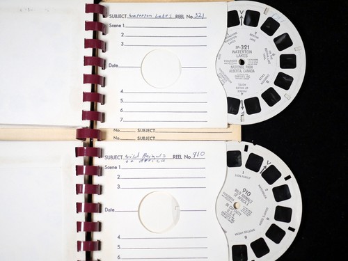 View-Master Album spiral w/ 29 single reels all shown pls look at pictures - Picture 16 of 20