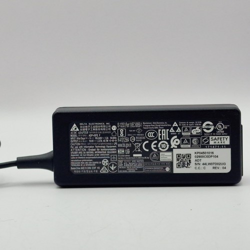 19V 2.37A 45W AC Genuine DELTA ADP-45FE F POWER CHARGER ADAPTER UK - Picture 2 of 7