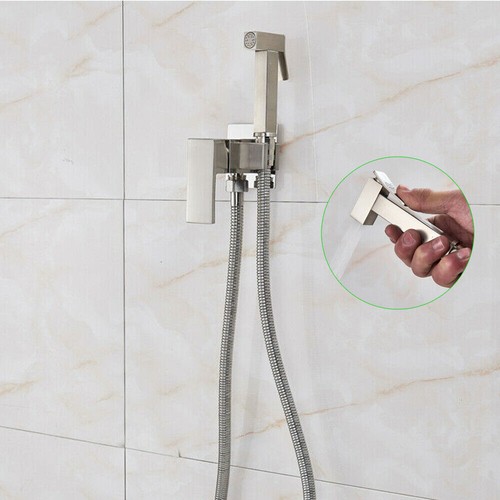 Spruzzatore doccia bidet acciaio inox doccia borse WC rubinetto igiene mano soffione doccia - Foto 55 di 112