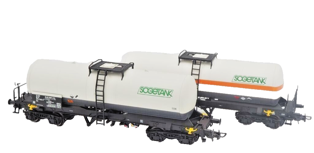 Rivarossi HR6513 Set 2 tank wagons Zags+Zas 