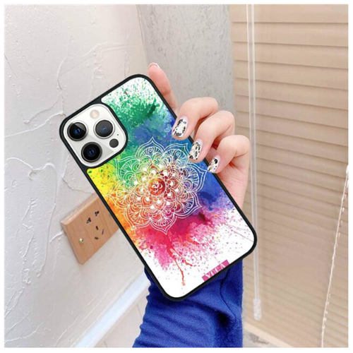 Yoga Om Namaste Mandala Peace Coque Cover Case For Iphone 15 Pro Max 14 13 12 11 - Photo 8 sur 12