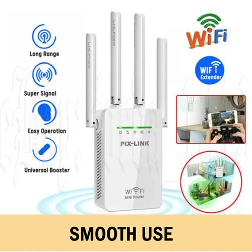 1200Mbps Dual Band Wireless WiFi/5G Extender Repeater Router Range Signal Boost - Picture 9 of 16