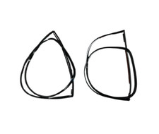 Honda Genuine Civic Hatchback 1992-1995 Rear Quarter Glass Molding Seal Pair Oem Honda Genuine Civic Hatchback 1992-1995 Rear Quarter Glass Molding Seal Pair Oem