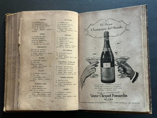 1948 El Arte Del Cantinero Hilario Alonso Kuba Vintage Barkeeper Cocktailbuch - Bild 15 von 24
