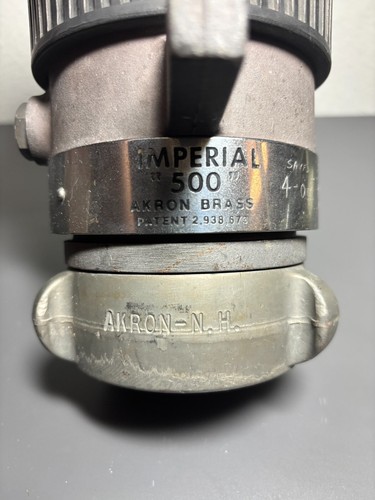 Akron Brass NH Imperial "500" Turbomatic Patent 2,938,673 - Picture 2 of 10