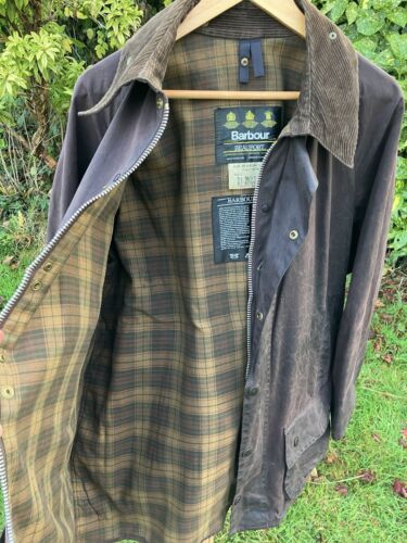Barbour Vintage A190 Beaufort Wachsjacke (rustikal braun) C 48 - Bild 5 von 20