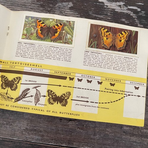 Brooke Bond British Butterflies Tea Cards Album Complete - Picture 4 of 6