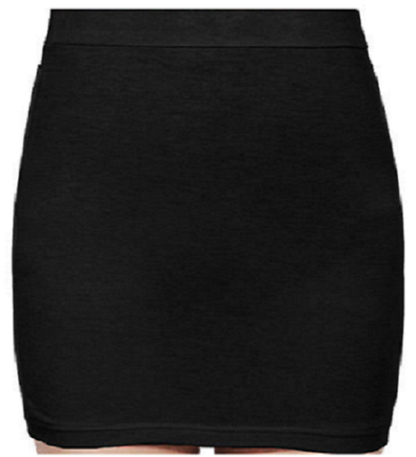 Schlicht Stretch Bodycon kurzer Mini Büro Damen Bleistiftrock Größe 8-22 - Bild 9 von 12