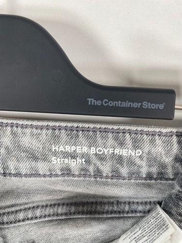 BNWT DL1961 Girls Hybrid Harper Boyfriend Straight Distressed Jeans Gray Sz 14 - Picture 8 of 13