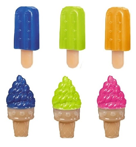 Mini juguetes de enfriamiento para perros divertidos cono de helado de verano o paleta elige color y forma - Imagen 6 de 17