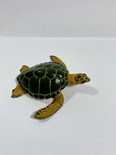 Green Sea Turtle Wild Safari Sealife Figure Safari Ltd Realistic Toy Turtle EUC