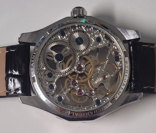 Men's Mechanical Theorema GM-2002-1 Stainless Steel Watch 3 ATM Made in Germany - Picture 9 of 9