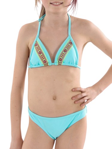 Brunotti Bikini Zweiteiler Bademode Triangel blau Slider Salegro - Picture 1 of 2