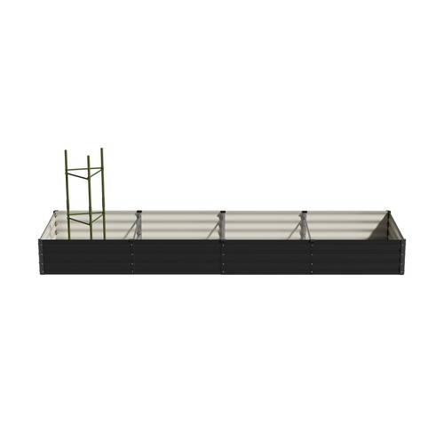 Livsip Garden Bed 290x90x30cm Planter Stand Box Raised Container Galvanise - Picture 2 of 7