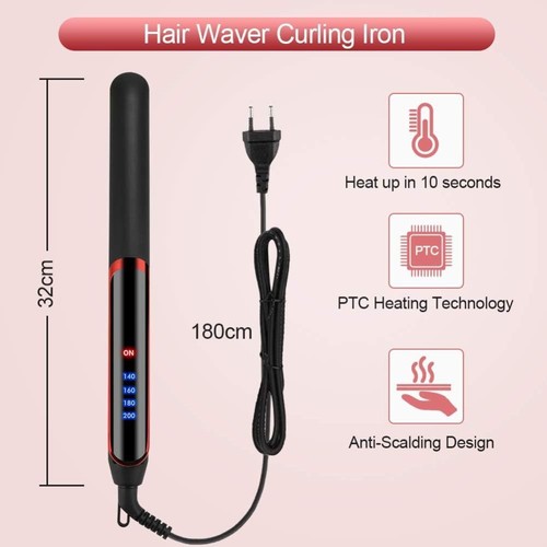 2In1 Keramik Curl Straight Lockenstab Haarglätter Glätteisen Profi Lockenwickler - Bild 3 von 10